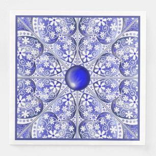 Ceramic Snöre Blue of Greece Pappersservett
