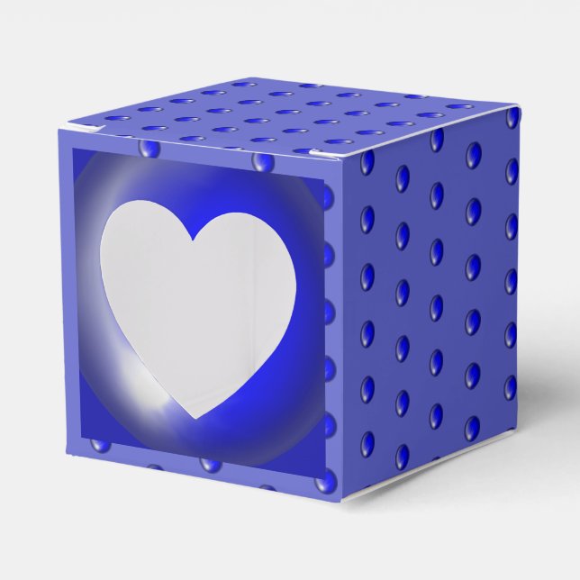 Ceramic Snöre Blue of Greece Presentaskar (Framsidan Sidan)