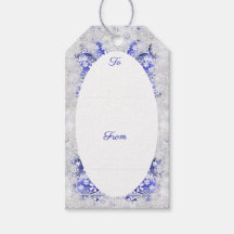 Ceramic Snöre Blue of Greece & snowflake