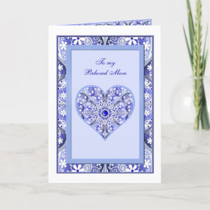 Ceramic Snöre Blue of Greece Tack Kort