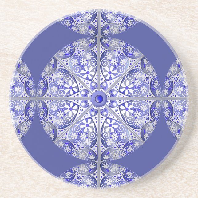Ceramic Snöre Blue of Greece Underlägg (Framsidan)