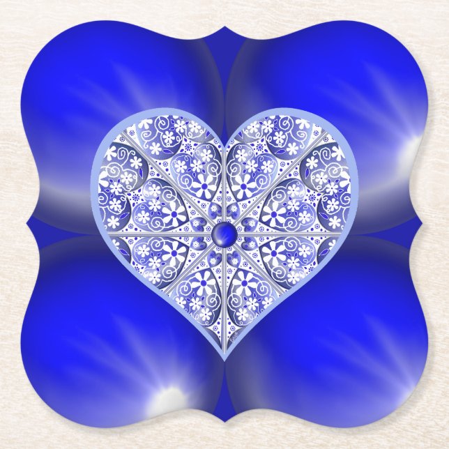 Ceramic Snöre Blue of Greece Underlägg Papper (Framsida)