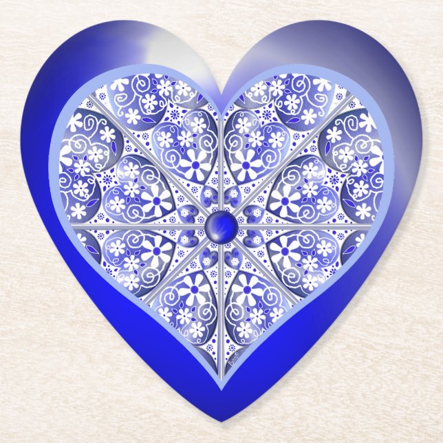 Ceramic Snöre Blue of Greece Underlägg Papper (Framsida)