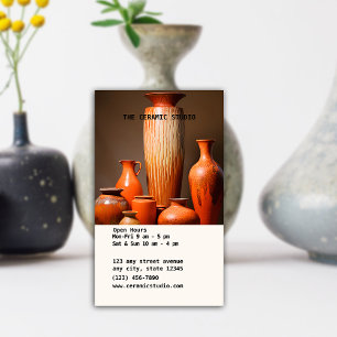Ceramic Studio Visitkort