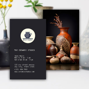 Ceramic Studio Visitkort