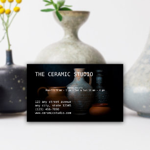 Ceramic Studio Visitkort
