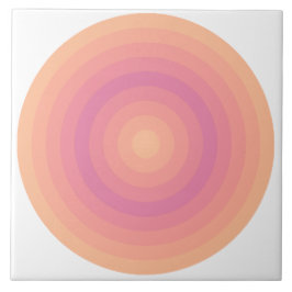 Ceramic Tile Aurora Rosa Circles Kakelplatta