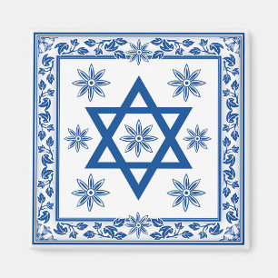 Ceramic Tile, Azulejo på portugisiska och judiska Magnet