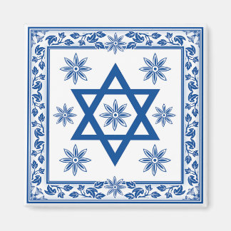 Ceramic Tile, Azulejo på portugisiska och judiska Magnet