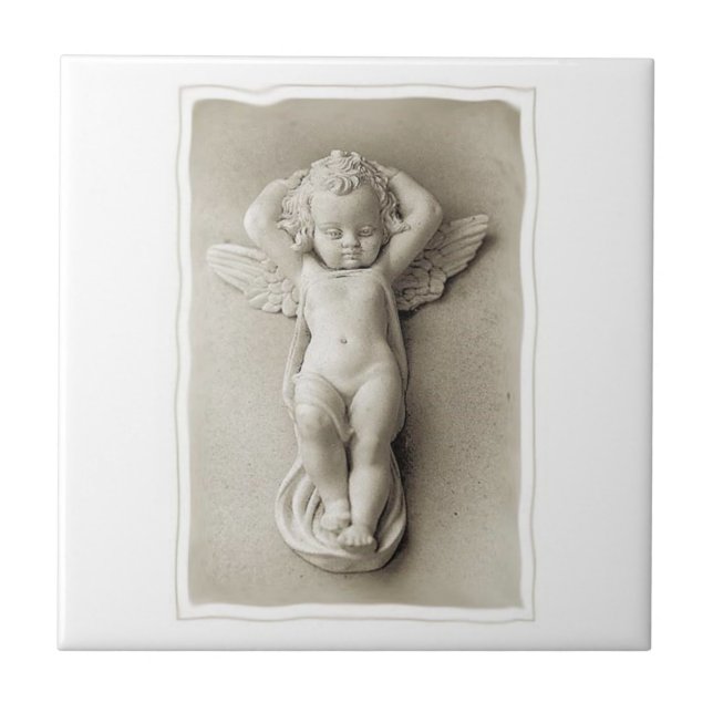 Ceramic Tile Baby Angel Kakelplatta (Framsidan)