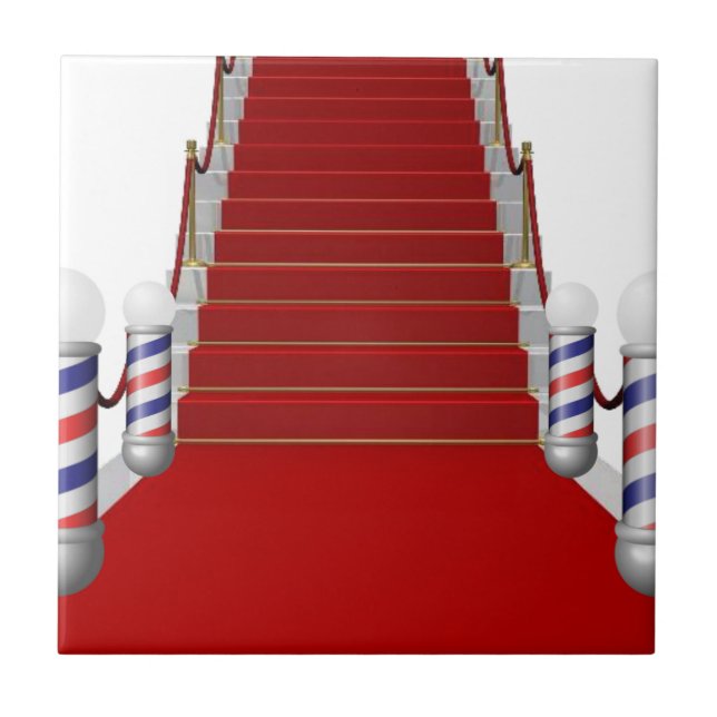 Ceramic Tile Barbershop Kakelplatta (Framsidan)