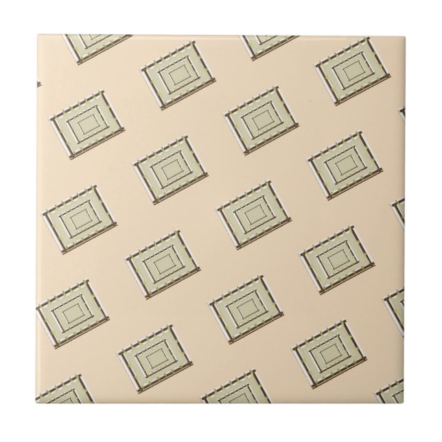 Ceramic Tile Beige Brown Kakelplatta (Framsidan)