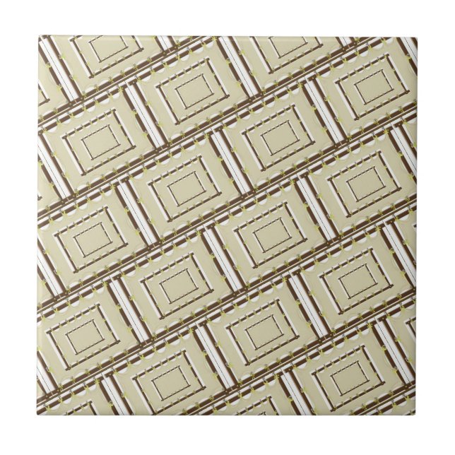 Ceramic Tile Beige Brown Kakelplatta (Framsidan)