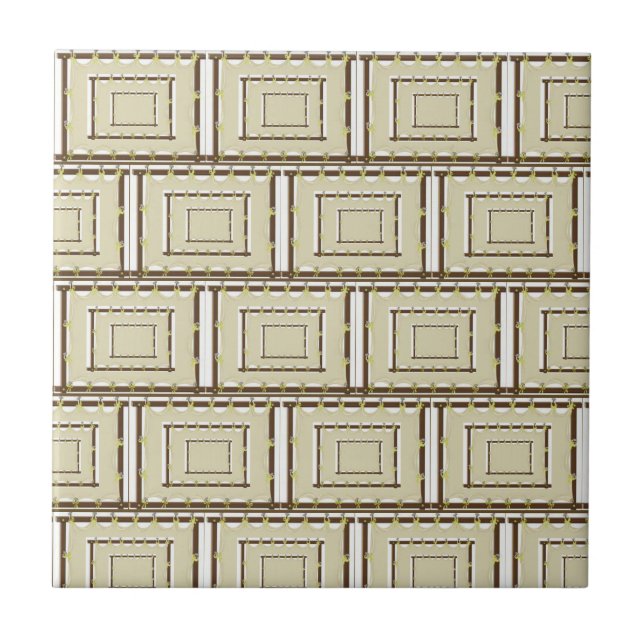 Ceramic Tile Beige Brown Kakelplatta (Framsidan)