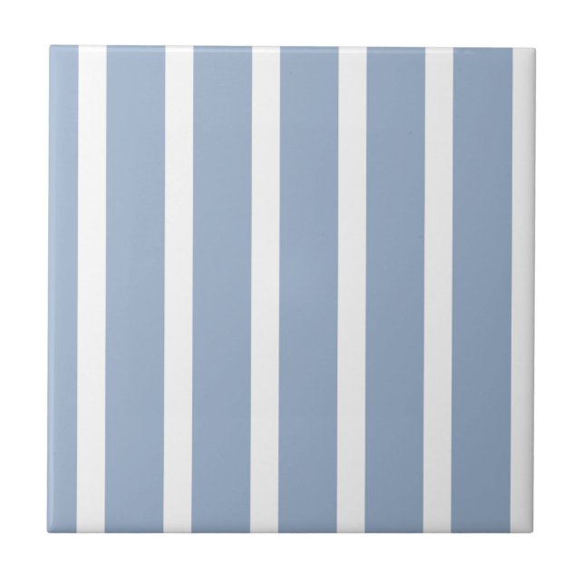 Ceramic Tile  Blue Stripe  Kakelplatta (Framsidan)