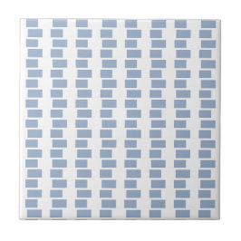 Ceramic Tile  Blue Stripe Square Kakelplatta
