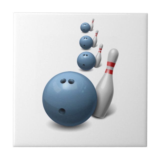 Ceramic Tile Bowling Bowl Kakelplatta (Framsidan)