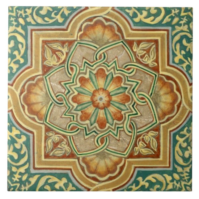 Ceramic Tile - den italienska Grönten Beige Burnt  Kakelplatta (Framsidan)