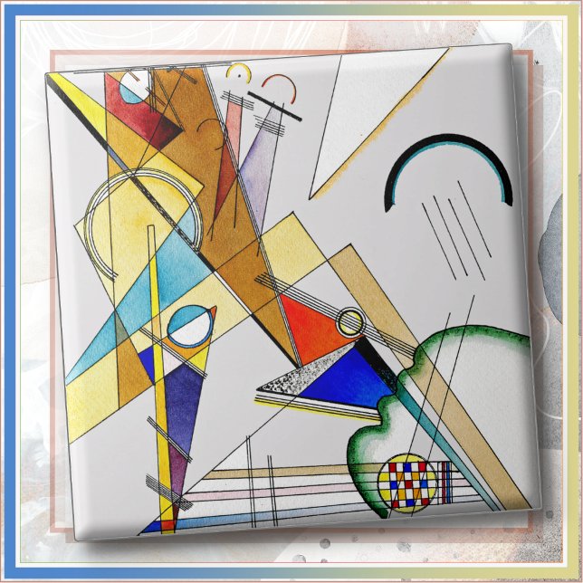 CERAMIC TILE - "Gewebe" - Wassily Kandinsky Kakelplatta (Skapare uppladdad)