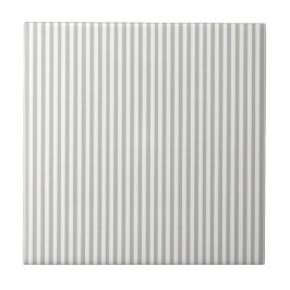 Ceramic Tile Grey & White Stripe Kakelplatta