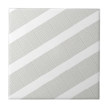 Ceramic Tile Grey & White Stripe