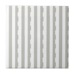 Ceramic Tile Grey & White Stripe  Kakelplatta