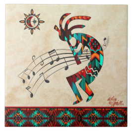 Ceramic Tile i sydvästra Kokopelli Kakelplatta