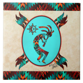 Ceramic Tile i sydvästra Kokopelli Kakelplatta