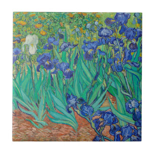 CERAMIC TILE "IRISES" AV VINCENT Van Gogh Kakelplatta