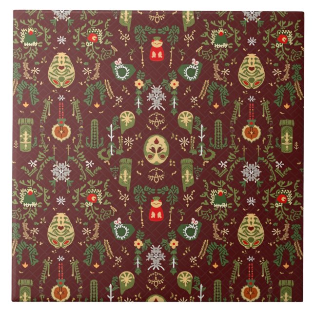 Ceramic Tile jul Kakelplatta (Framsidan)