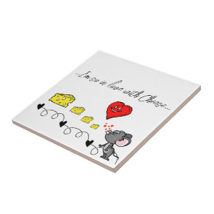 Ceramic Tile Mce Cheese Pizza Pizzeria Kärlek Kakelplatta