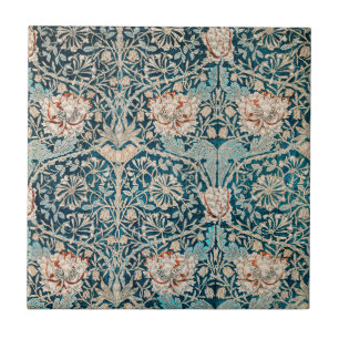 CERAMIC TILE MED WILLIAM MORRIS HONEYSUCKLE KAKELPLATTA