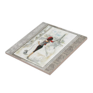 Ceramic Tile Paris Frankrike Kakelplatta