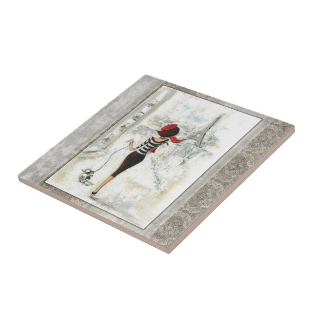 Ceramic Tile Paris Frankrike Kakelplatta (Sidan)