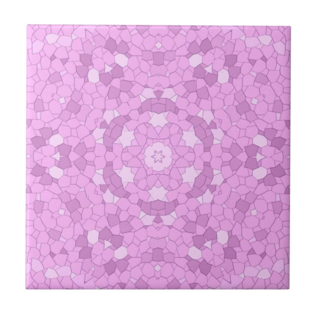 Ceramic Tile pink mosaic Kakelplatta (Framsidan)
