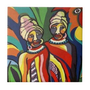 Ceramic Tile Rustic African Culture Kakelplatta