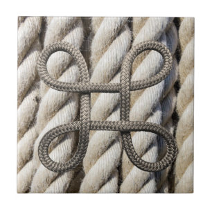 Ceramic Tile Rustic Rope Nature Land Kakelplatta
