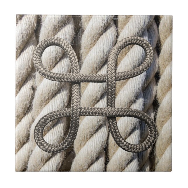 Ceramic Tile Rustic Rope Nature Land Kakelplatta (Framsidan)