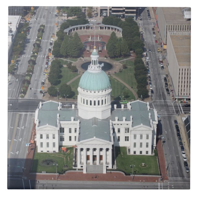 Ceramic Tile, St. Louis Domstol Kakelplatta (Framsidan)