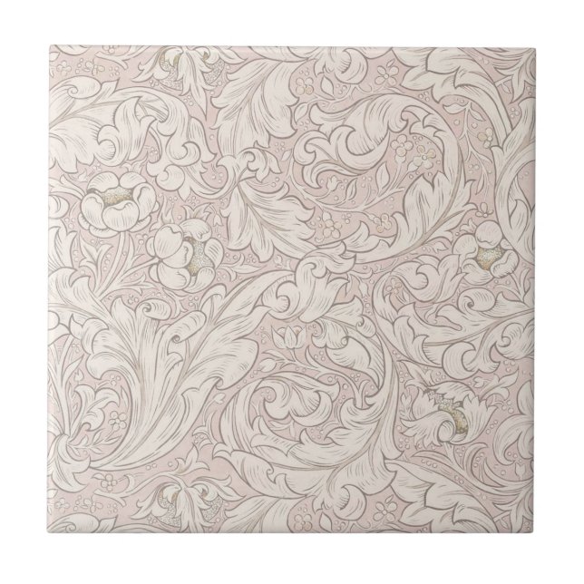 CERAMIC TILE; WILLIAM MORRIS: BLOMMIGT KAKELPLATTA (Framsidan)