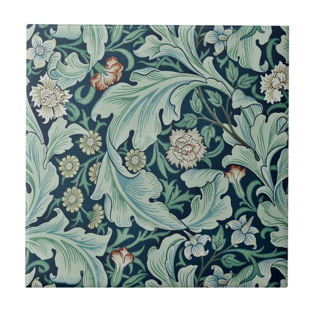 CERAMIC TILE; WILLIAM MORRIS: BLOMMÖNSTER KAKELPLATTA (Framsidan)