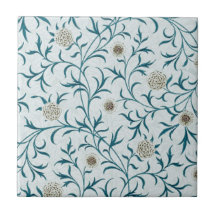 CERAMIC TILE; WILLIAM MORRIS: BLOMMÖNSTER