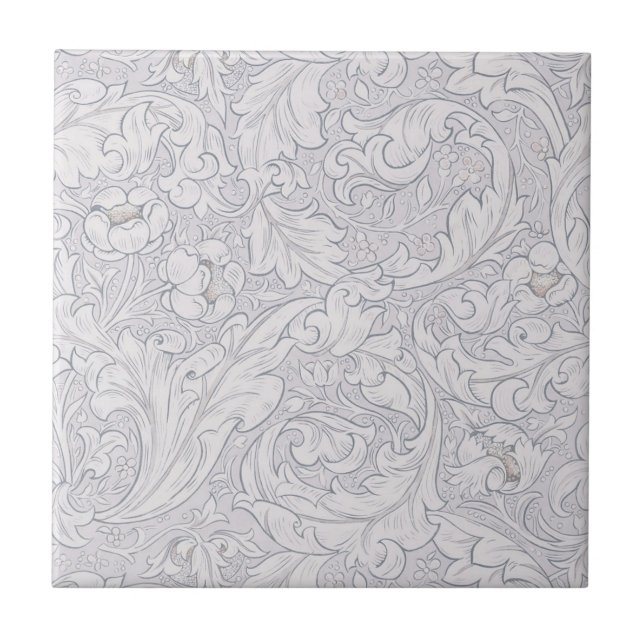 CERAMIC TILE; WILLIAM MORRIS: BLOMMÖNSTER KAKELPLATTA (Framsidan)