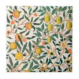 CERAMIC TILE WILLIAM MORRIS GULT POMEGRANATE KAKELPLATTA