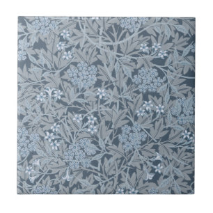 CERAMIC TILE WILLIAM MORRIS JASMINE DESIGN KAKELPLATTA
