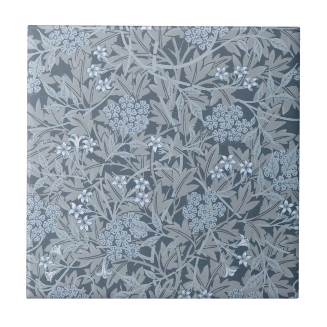 CERAMIC TILE WILLIAM MORRIS JASMINE DESIGN KAKELPLATTA (Framsidan)