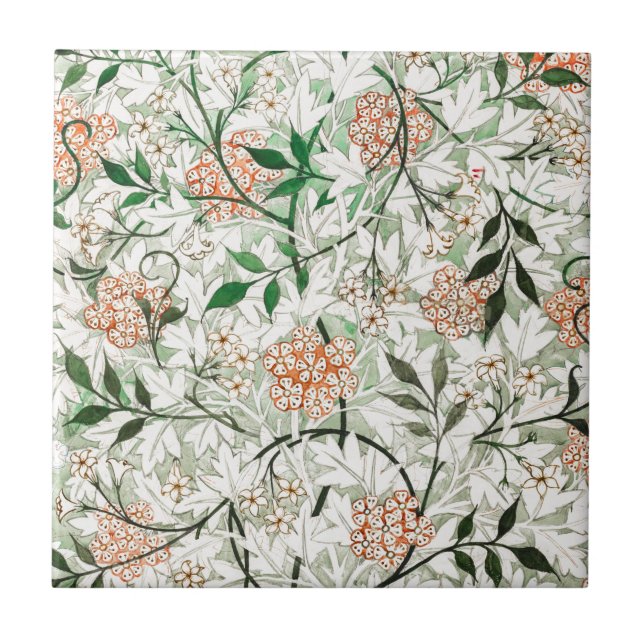 CERAMIC TILE; WILLIAM MORRIS: JASMINE KAKELPLATTA (Framsidan)
