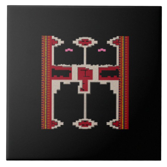 Ceramic Tile with design of Borneo Kakelplatta (Framsidan)