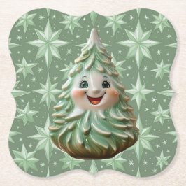 Ceramic Tree Coaster Underlägg Papper