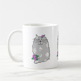 Ceramic Whimsical Cat Mug Kaffemugg